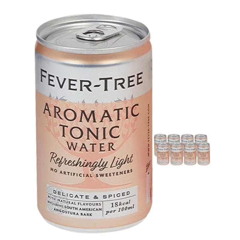 Fever-Tree Refreshingly Light Aromatic Tonic Water Fridge Pack, 8 x 150 ml