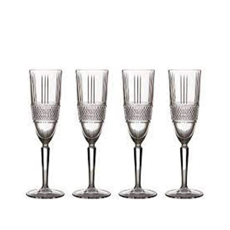 Maxwell & Williams Verona Champagne Flutes Set of 4, 150 ml