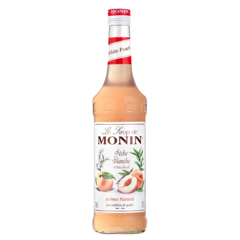 Monin White Peach Syrup, 70 cl