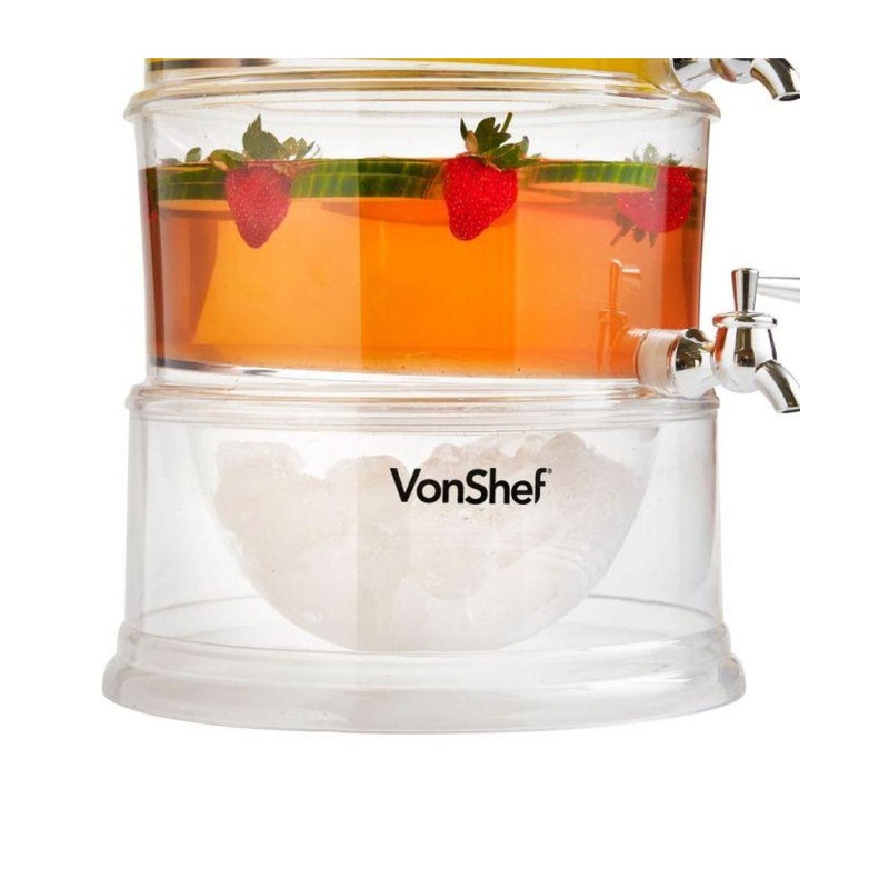 VonShef 3 Tier Drinks Dispenser