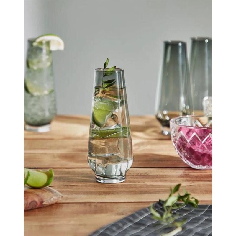 VonShef 4pc Tinted Highball Glasses