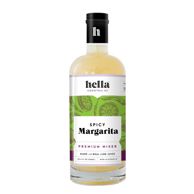 HELLA COCKTAIL CO. HABANERO MARGARITA MIX 750ML