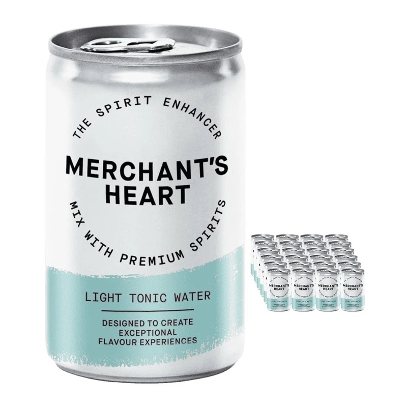 Merchant's Heart Original Tonic Water Can Multipack, 24 x 150 ml