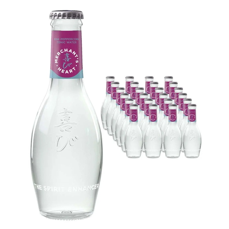 Merchant's Heart Pink Peppercorn Tonic Water Multipack, 24 x 200 ml