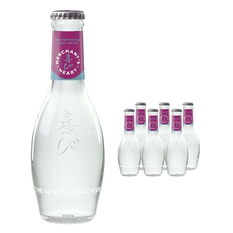 Merchant's Heart Pink Peppercorn Tonic Water Multipack, 6 x 200 ml