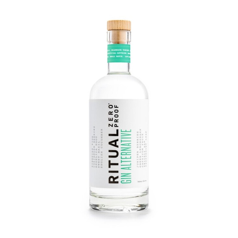 RITUAL ZERO PROOF GIN ALTERNATIVE NON-ALCOHOLIC SPIRIT 750ML