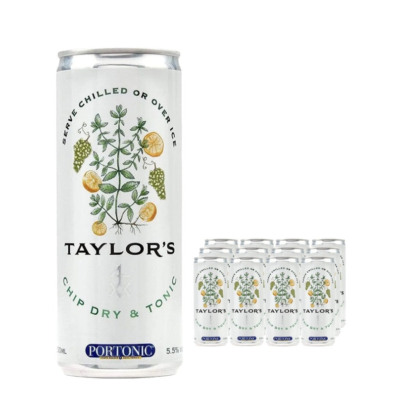 Taylor's Chip Dry & Tonic Can Multipack, 12 x 250 ml