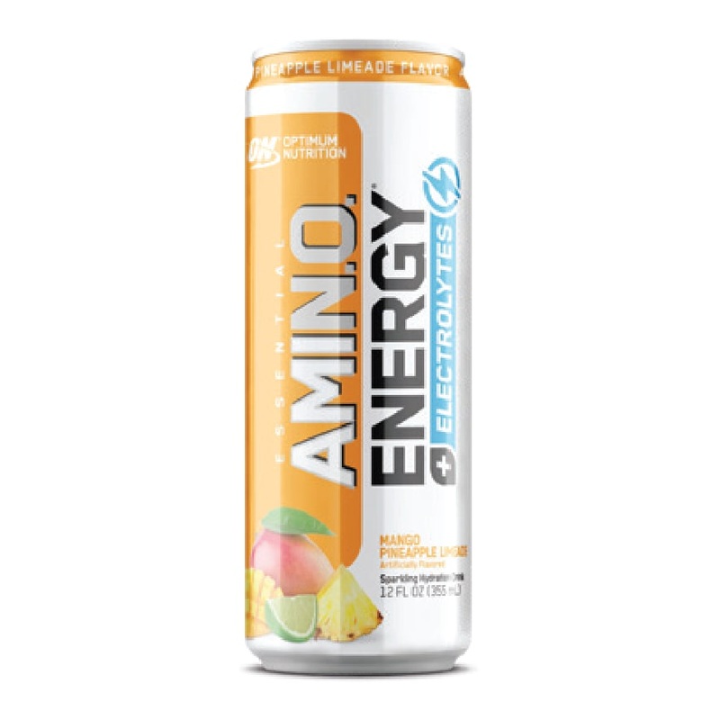Amino Energy Sparkling Mango Pineapple 12 Pack (12 oz Cans)
