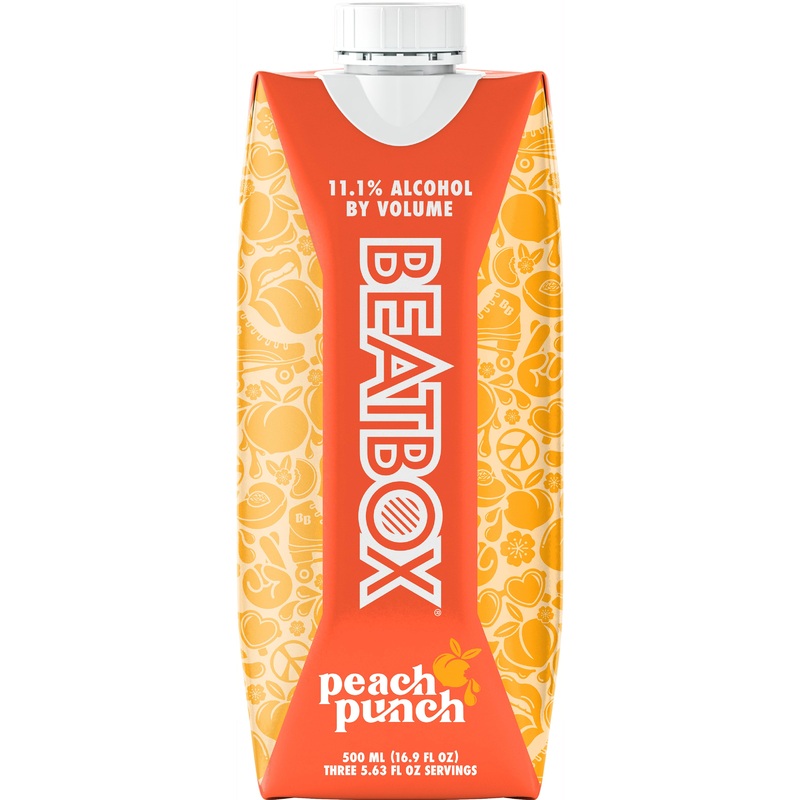 Beatbox Peach Punch 12 Pack (500 ml Cartons)