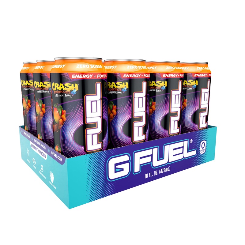 G Fuel Wumpa Fruit 12 Pack (16 oz Cans)