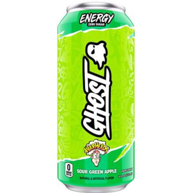 Ghost Warheads Sour Green Apple 12 Pack (16 oz Cans)