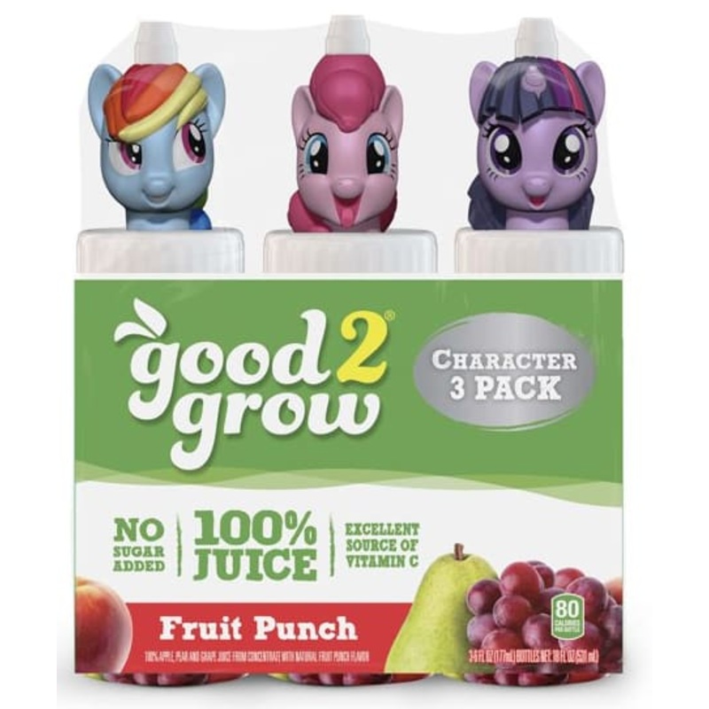 good2grow 100% Fruit Fruit Punch 4x 3 Pack (6 oz Bottles)