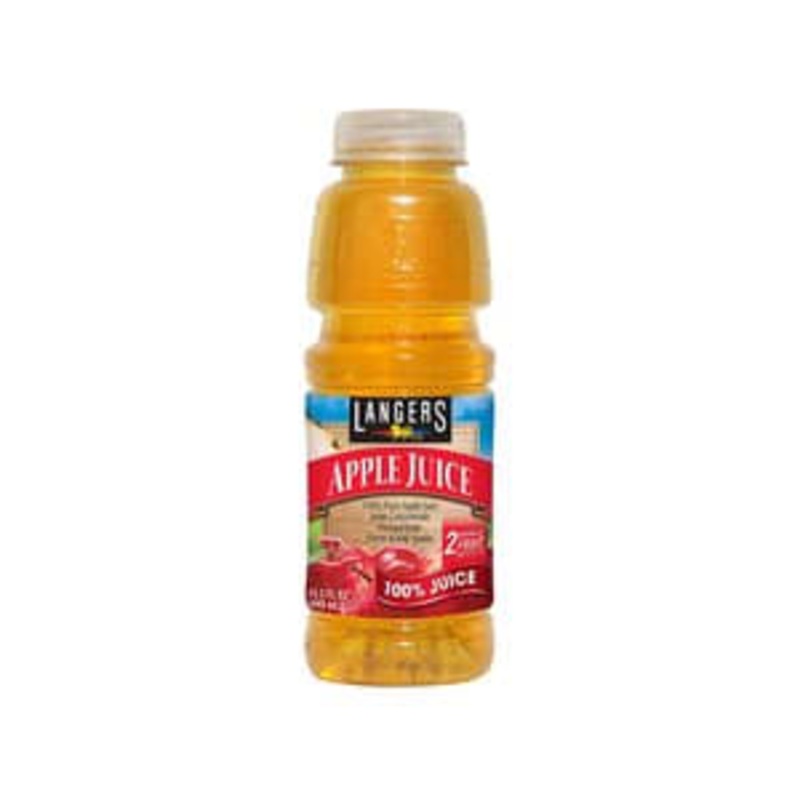 Langers Apple Juice 12 Pack (15.2 oz Bottles)