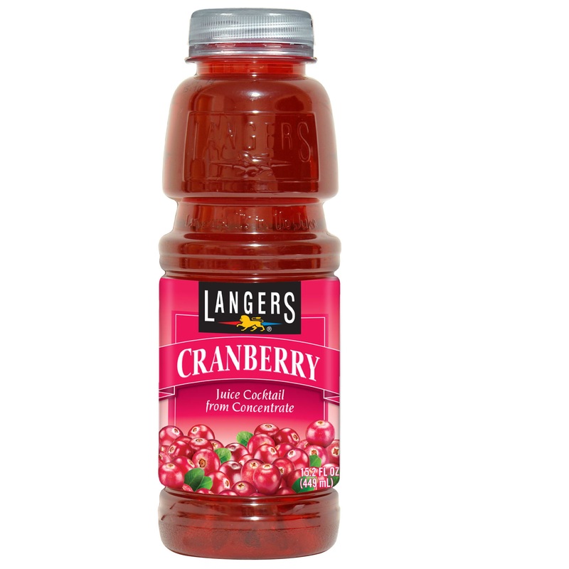 Langers Cranberry Juice Cocktail 12 Pack (15.2 oz Bottles)