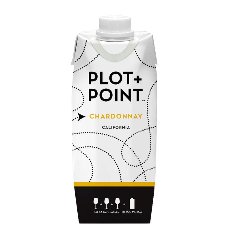 Plot & Point Chardonnay 12 Pack (500 ml Cartons)