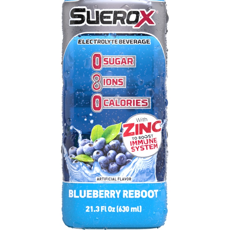 Suerox  Blueberry 12 Pack (21 oz Bottles)