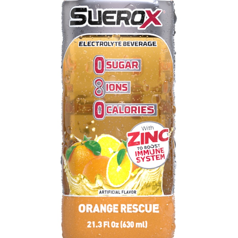 Suerox Orange 12 Pack (21 oz Bottles)