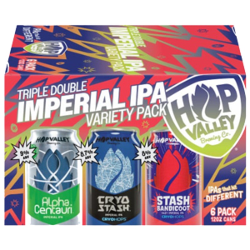 Hop Valley Triple Double Imperial IPA Variety Pack
