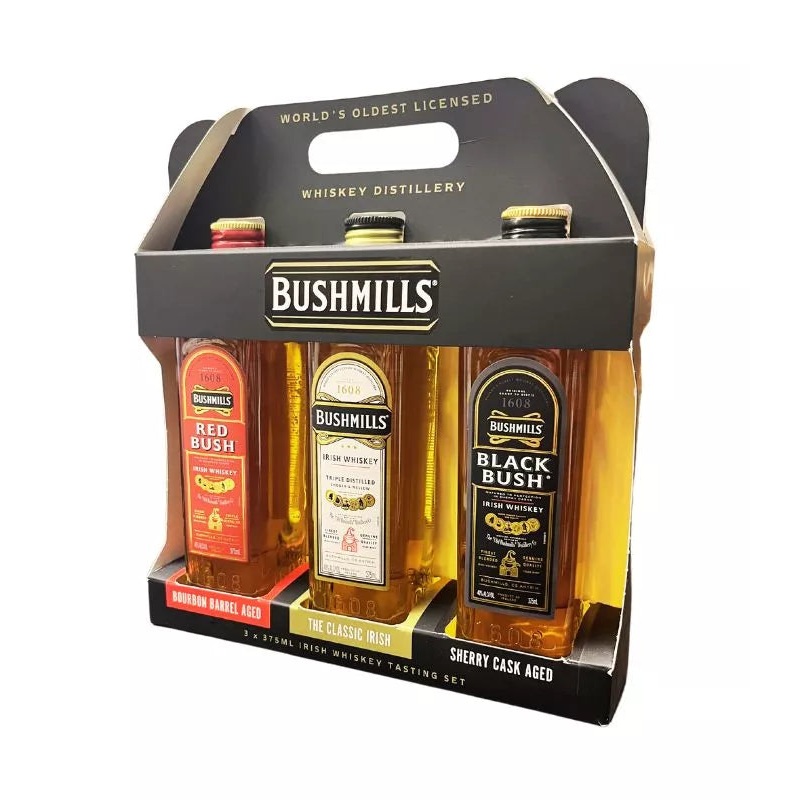 Bushmills Original | Red Bush | Black Bush 375mL Gift Set