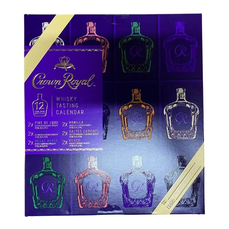 Crown Royal Tasting Calendar 12 50mL Mini Shot Gift Set