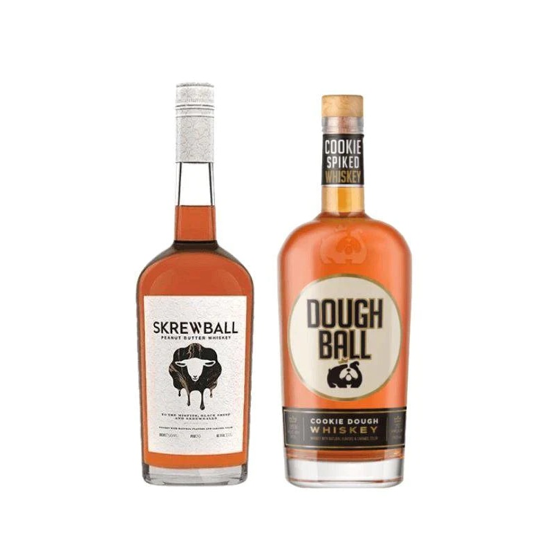 Doughball Cookie Dough Whiskey & Skrewball Peanut Butter Whiskey Bundle