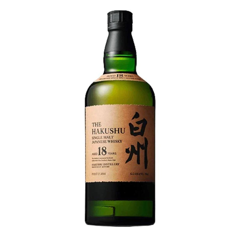 Hakushu 18 Year Old Single Malt Japanese Whisky 750mL