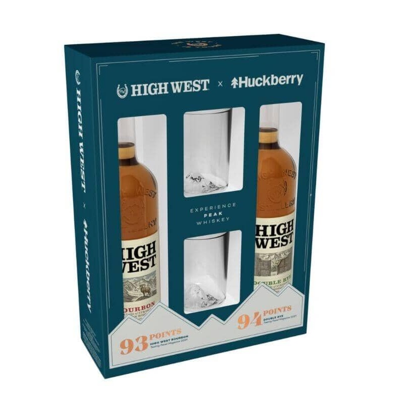 High West X Huckberry Gift Set w/Whiskey Peak Glasses