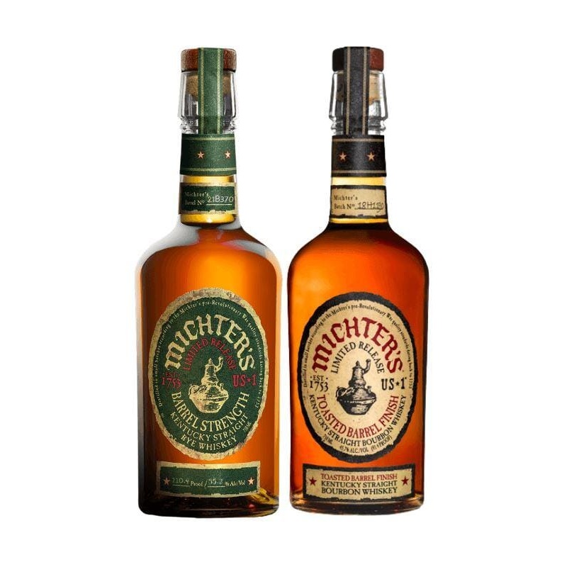 Michter's Barrel Strength Rye & Toasted Barrel Bourbon Bundle