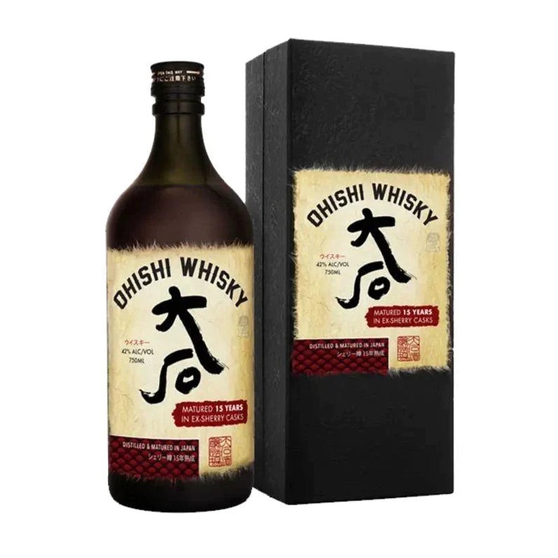 Ohishi 15 Year Ex-Sherry Cask Limited Edition Japanese Whisky 750mL