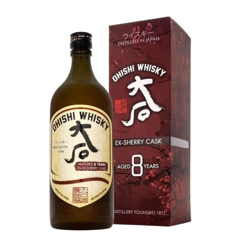Ohishi 8 Year Ex-Sherry Cask Japanese Whisky 750mL