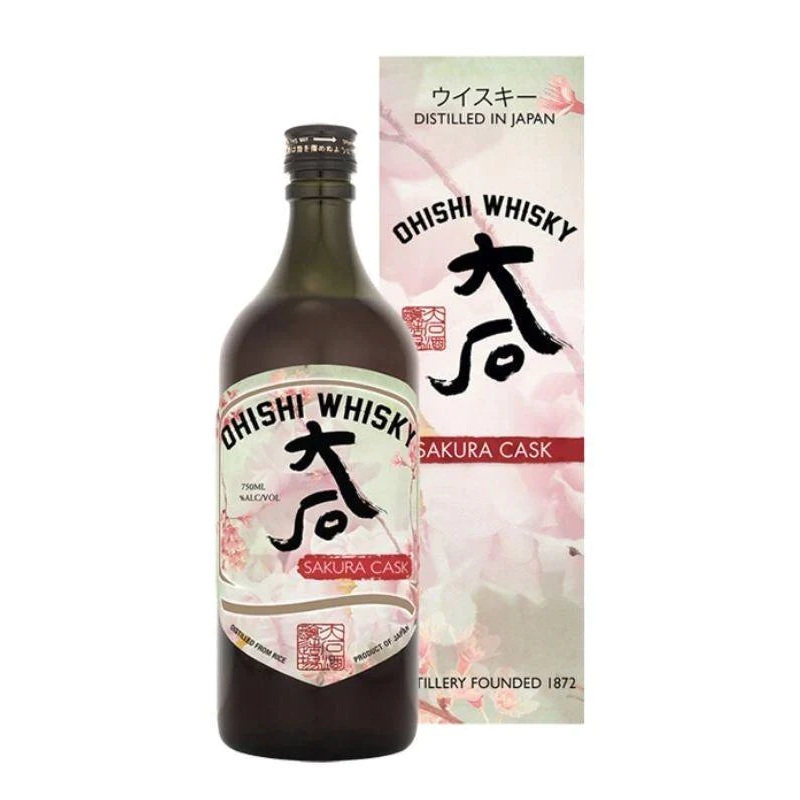 Ohishi Sakura Cask Finish Japanese Whisky 750mL