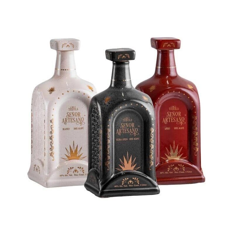 Senor Artesano Ceramic Tequila Bundle