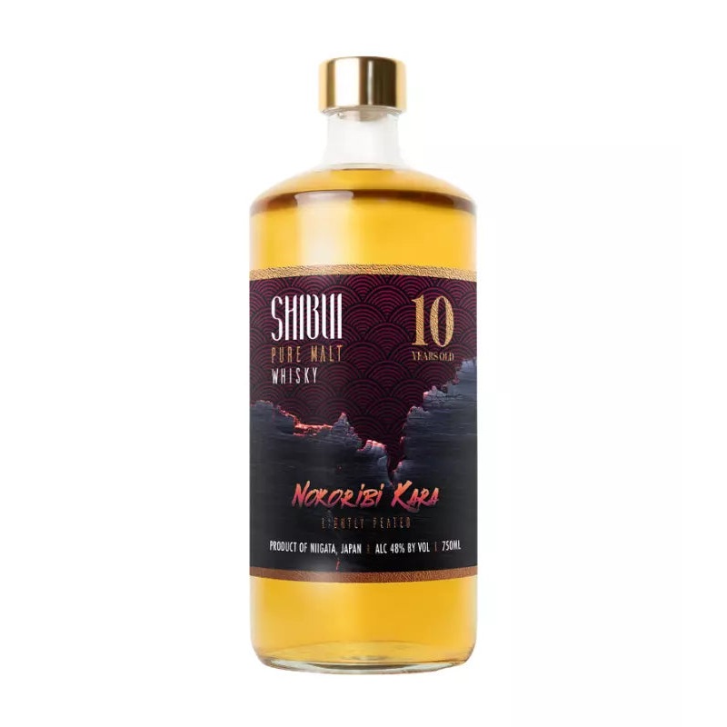 Shibui Nokoribi Kara 10 Year Lightly Peated Japanese Whisky 750mL