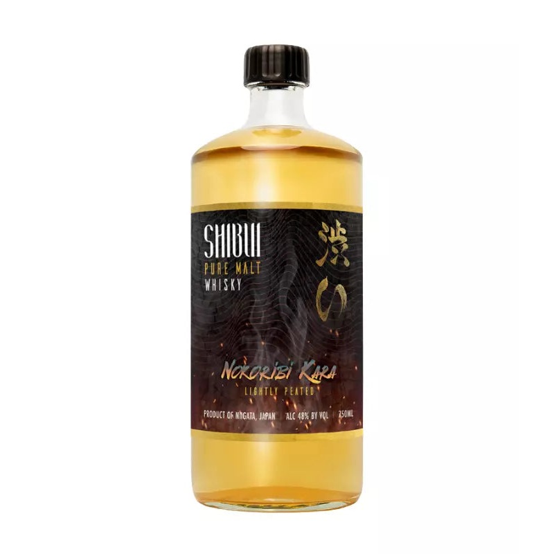Shibui Nokoribi Kara Lightly Peated Japanese Whisky 750mL