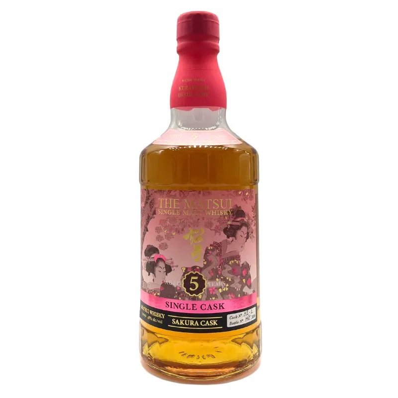 The Matsui 5 Year Sakura Single Cask Japanese Whisky 700mL