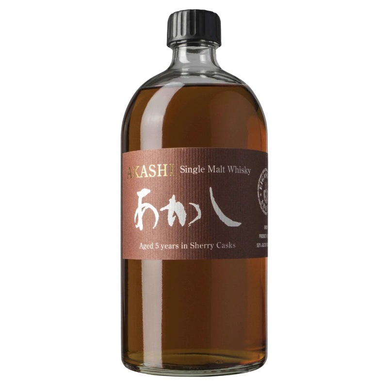 Akashi 5 Year Sherry Cask Aged Japanese Single Malt Whisky 750mL