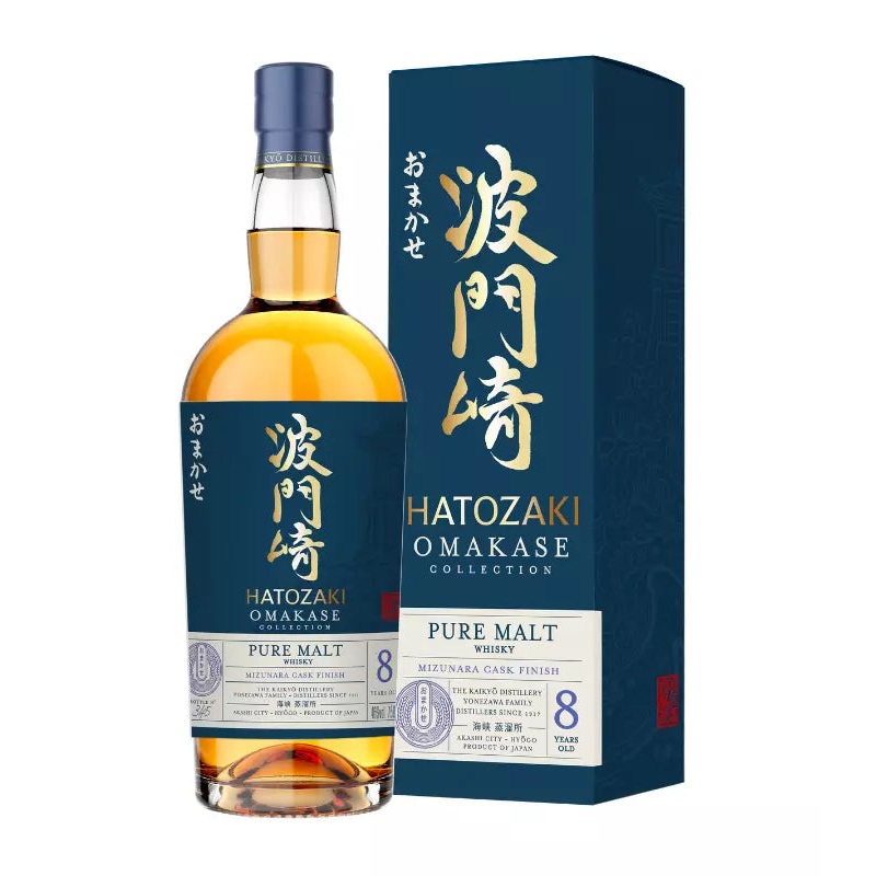 Hatozaki Omakese 8 Year Pure Malt Japanese Whisky 750mL