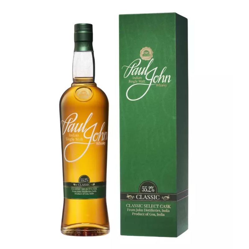 Paul John Classic Select Cask Indian Single Malt Whisky 750mL