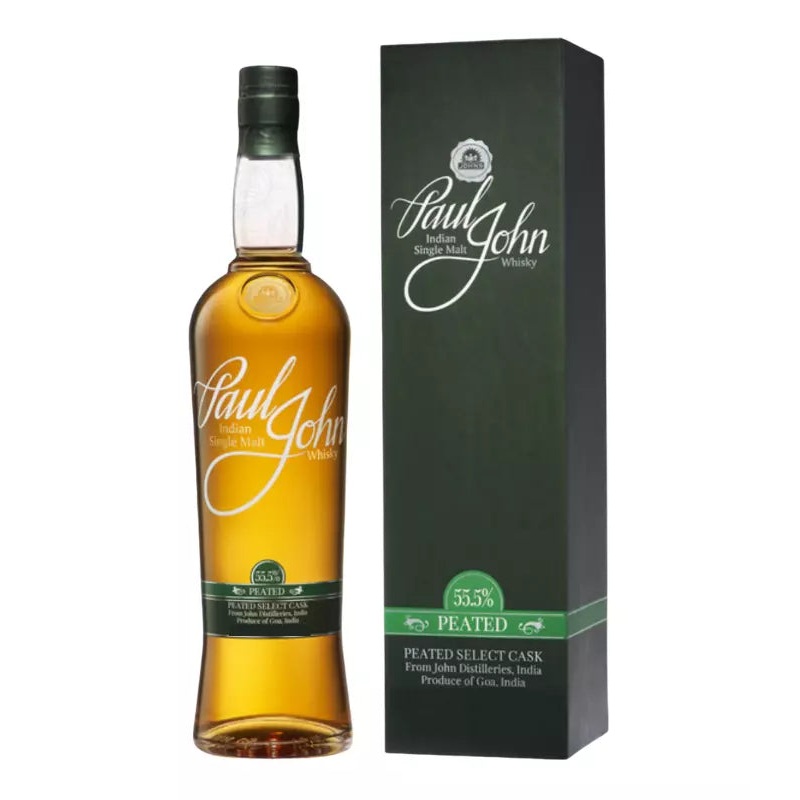 Paul John Peated Select Cask Indian Single Malt Whisky 750mL