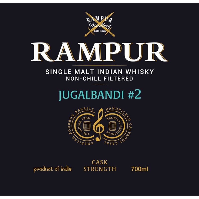 Rampur Jugalbandi #2 Single Malt Indian Whisky