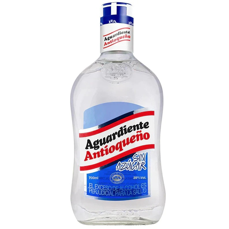 Antioqueno Aguardiente Sin Azucar (No Sugar) 58 Proof