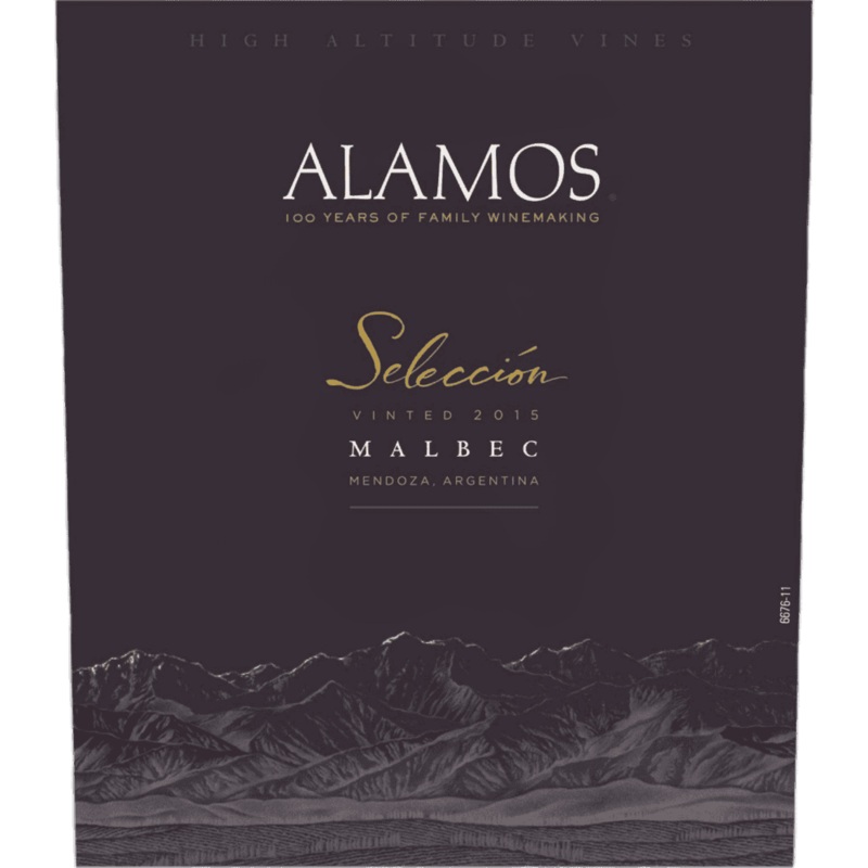 Alamos Seleccion Mendoza Argentina Malbec - 750ML