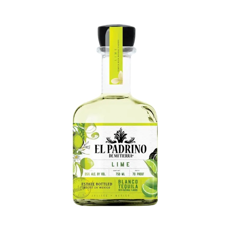 El Padrino De Mi Tierra Tequila Blanco Lime 75CL
