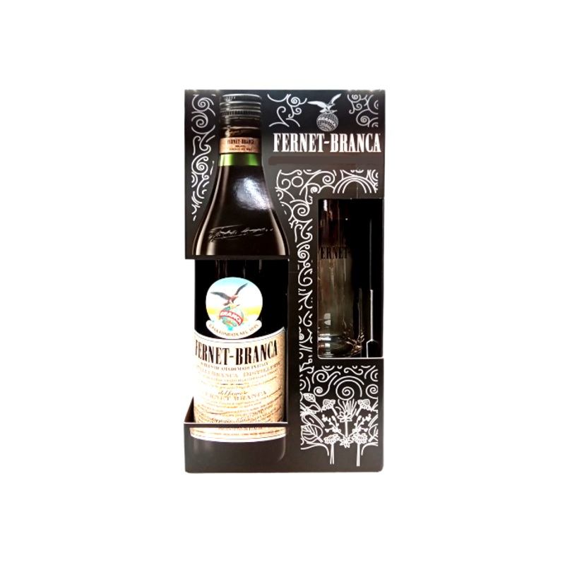Fernet Branca 750ml (With Collins Glass)