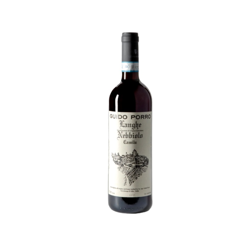 Guido Porro Camilu Langhe Nebbiolo 2021 750ml