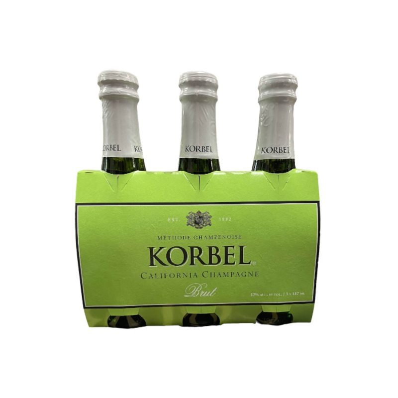 Korbel Brut 187ml 3-Pack