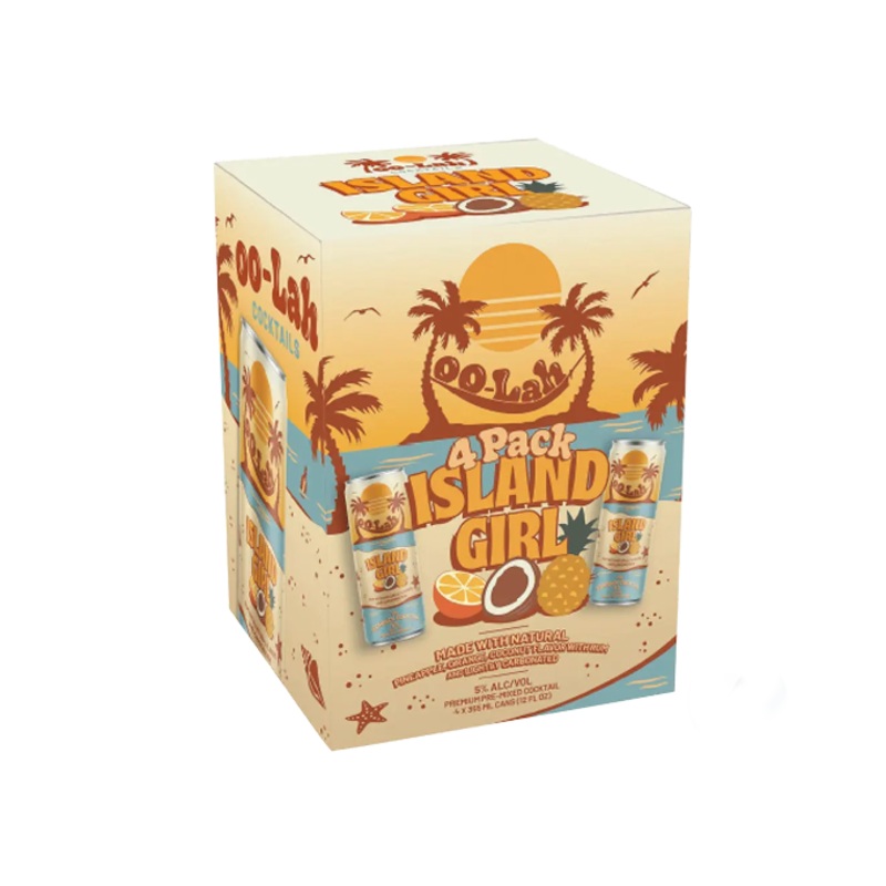 Oo Lah Island Girl 12oz 4-Pack Can