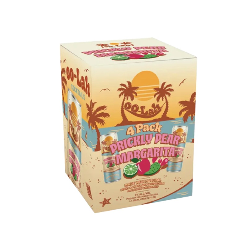 Oo Lah Prickly Pear Margarita 12oz  4-Pack Can