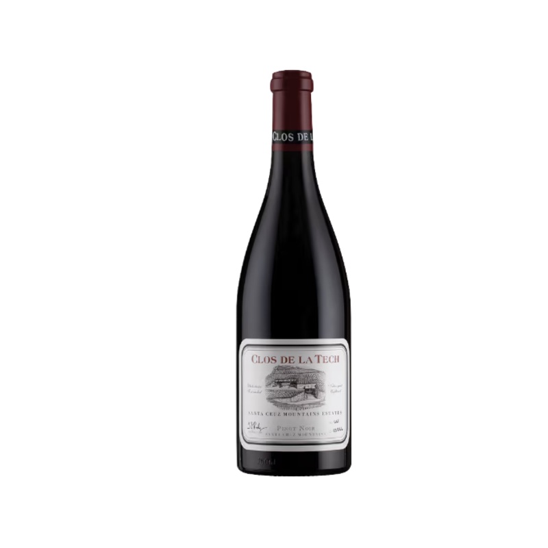 Clos De La Tech Santa Cruz Mountains Estates Pinot Noir 2017 750ml (No Barcode)
