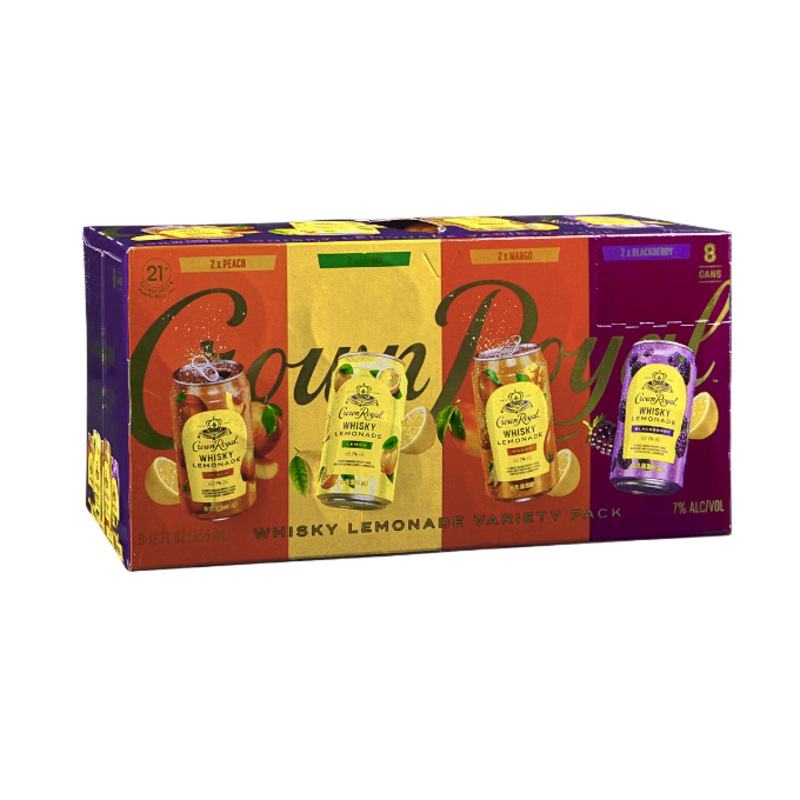 Crown Royal Lemonade Variety Pack 12oz 8-Pack Can
